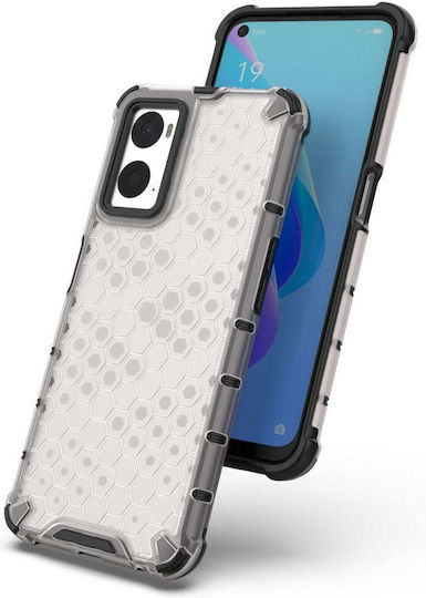 HQWear Back Cover Plastic / Silicone Black (Realme 9iOppo A76)