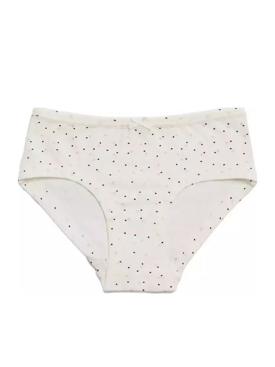 Ysabel Mora Set Kinder-Slips White-pink