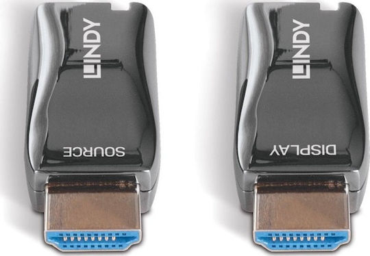 Επέκταση Συστήματος Μετάδοσης Σήματος Av Lindy Lindy 300m Hdmi 4k60 Fiber Optic Dongle