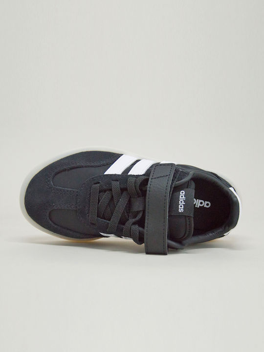 Barreda Decode Stripes Kids Sneakers with Hoop & Loop Closure Black