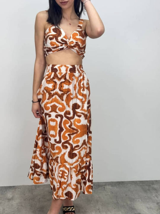 Set mit Rock Orange