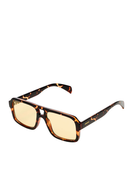 Komono Unisex Sunglasses with Brown Tartaruga Frame and Brown Lens KOM-S11301