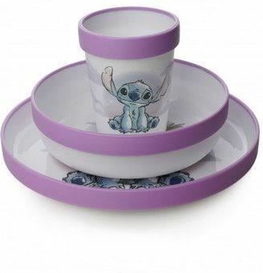 Disney Feeding Set made of Melamine Multicolour 3pcs