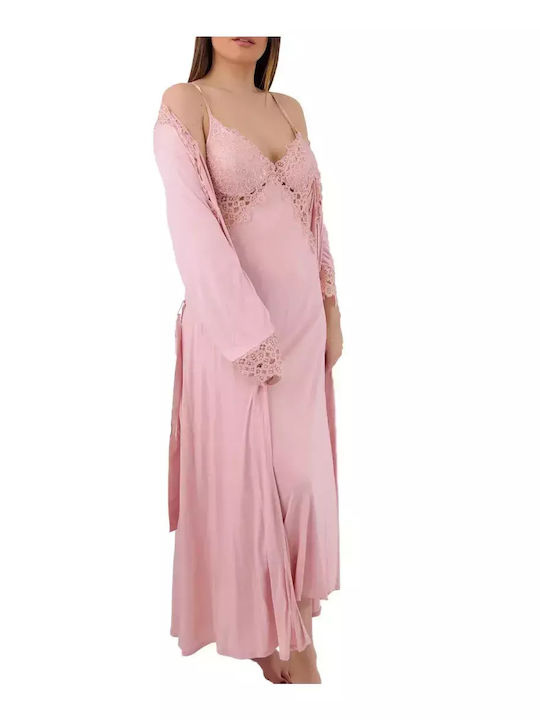 FMS Sommer Braut Damen Robe mit Nachthemd Rotten Apple