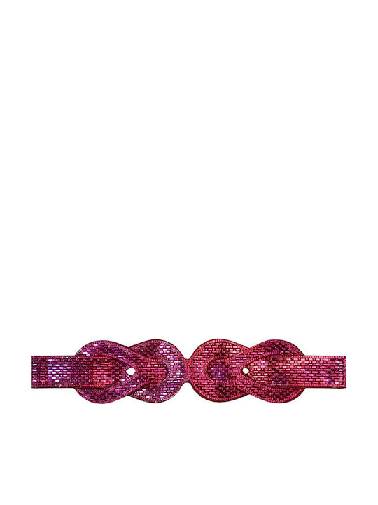 Elastisch Damen Gürtel Lila