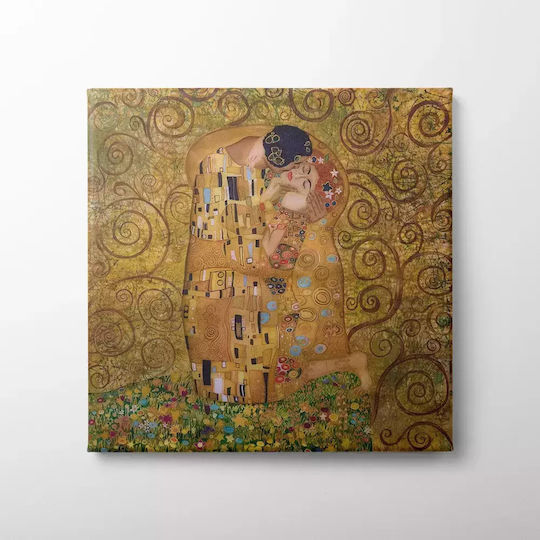 "the Kiss" Gustav Klimt Gemälde auf Leinwand 40x40cm
