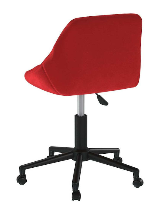 Rotating Chair Visitor in Burgundy Color 46x44x67cm 1pcs