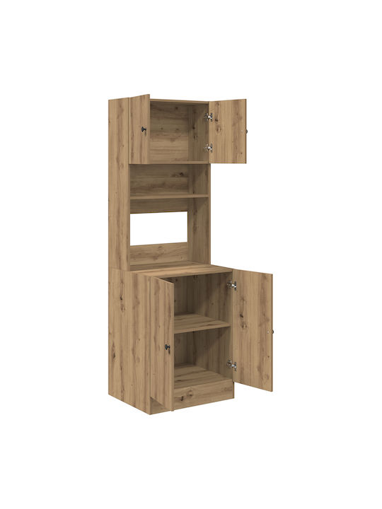 Floor Cabinet Oak 60x50x180cm