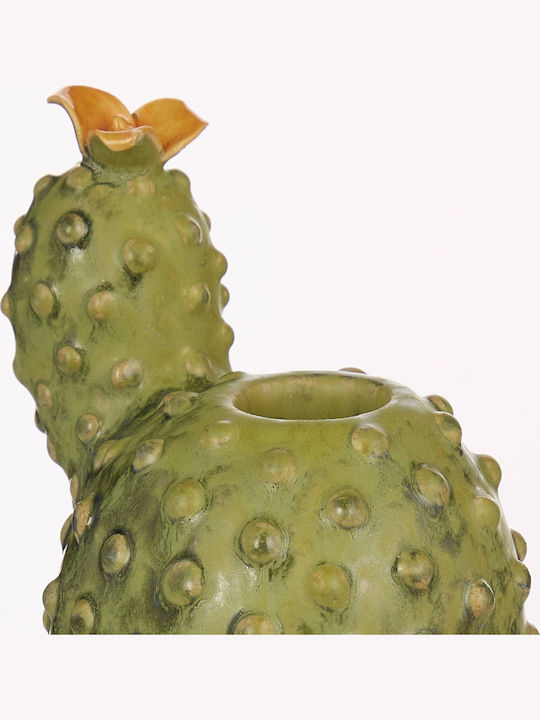 Butlers Cactus Κηροπήγιο Κεραμικό σε Πράσινο Χρώμα 8εκ.