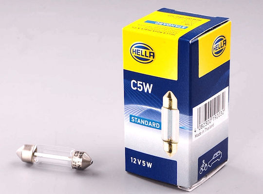 Hella Λάμπα Αυτοκινήτου C5W 12V 5W
