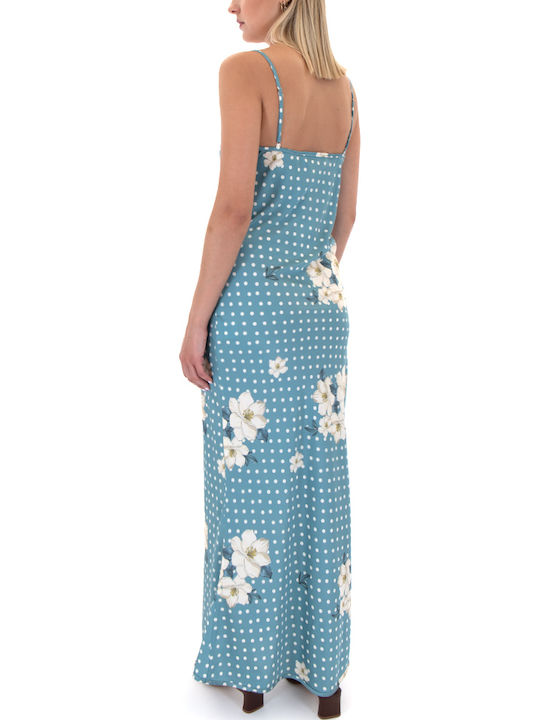 MY T Dress Σατέν Φόρεμα Βραδινό Εκρού
