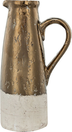 Artekko Βάζο Πήλινο Πορτοκαλί 22.5xΥ36.5cm