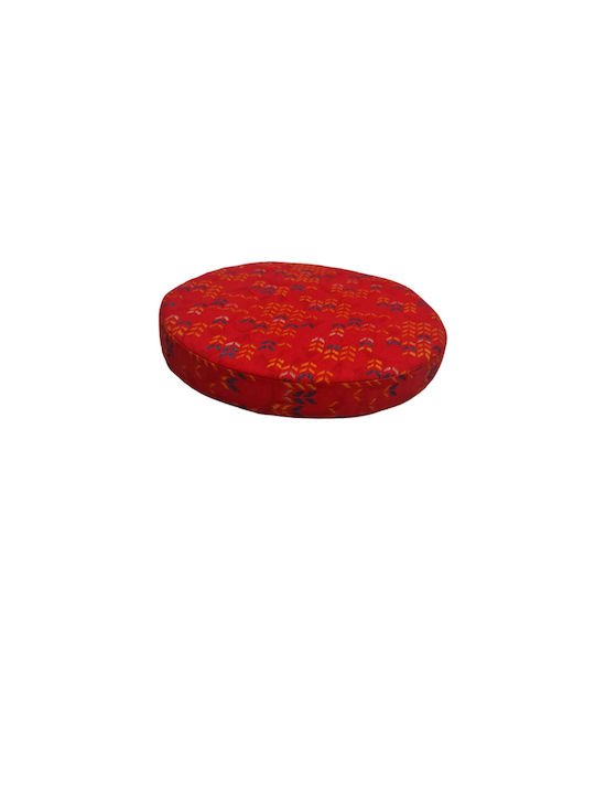 Politishome Garden Chair Cushion Round Red 42x42cm