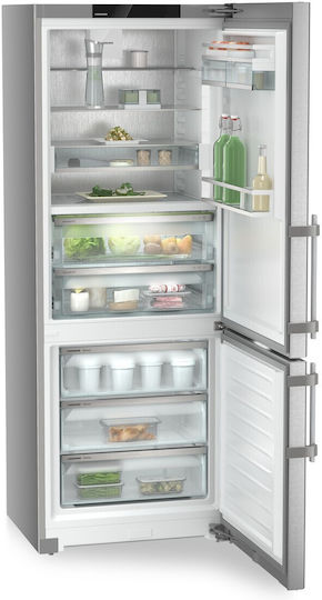 Liebherr Combină frigorifică 474lt NoFrost Î201.5xL74.7xA67.5cm. Inox CBNsda 775i