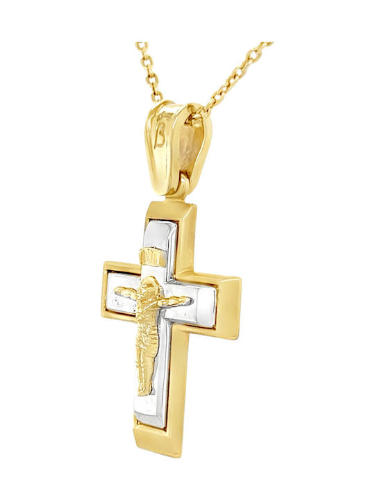 Xryseio Women's Gold Cross 14K