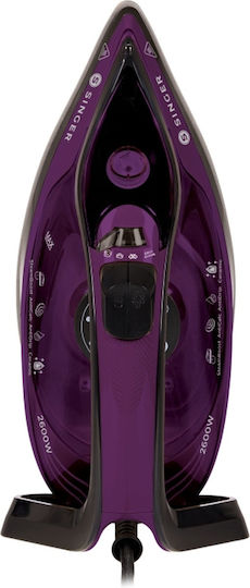 Singer Steam Iron 2600W with Ceramic Plate and Continuous Steam Supply 30g/min
