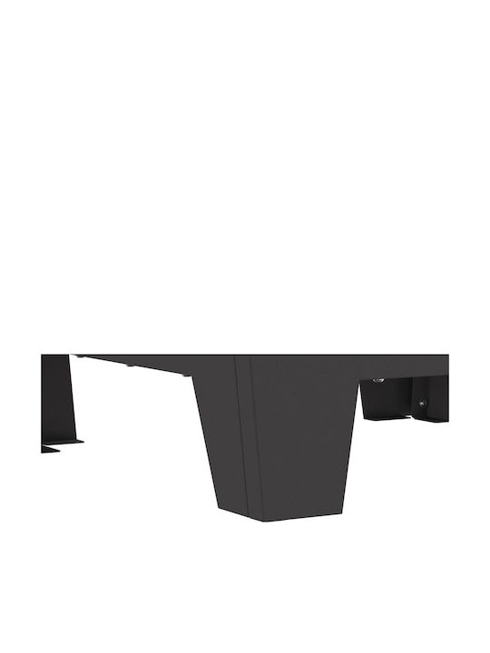 vidaXL Firepit Black 50x50x30cm