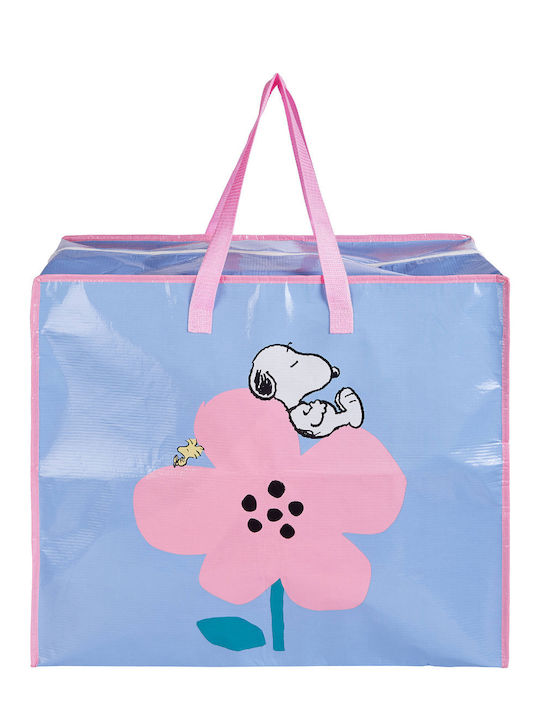 Bag Attack Τσάντα Αποθήκευσης Snoopy Flower Μπλε Μπλε Μήκος 55cm X Πλάτος 27,5cm X Ύψος 48cm Bag Attack Τσάντα Αποθήκευσης Snoopy Flower Μπλε Μπλε Μήκος 55cm X Πλάτος 27,5cm X Ύψος 48cm