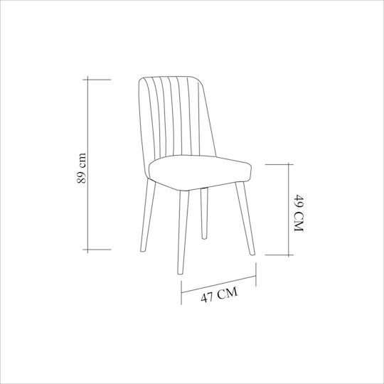 Esszimmer Vina Erweiterbar 5Stück 165(+)x80cm