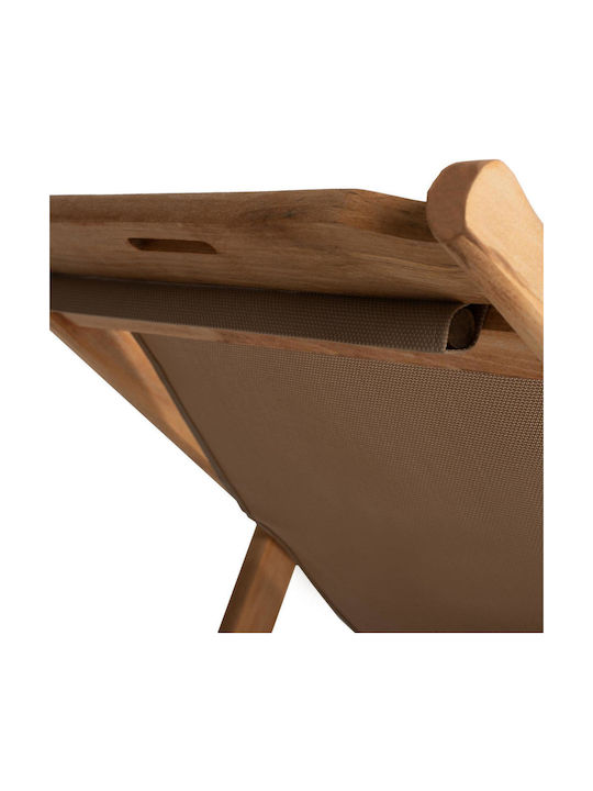 Сезлонг С ръце Walnut / Mocha