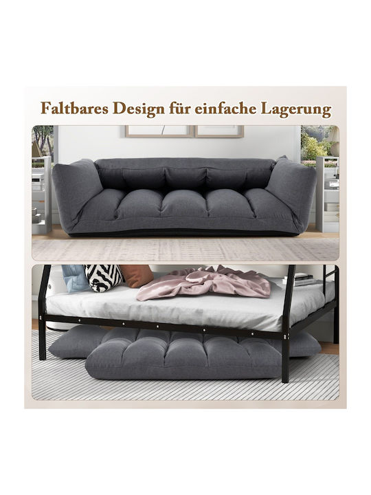 Vielseitiger Sitzsack & Pouf Grauer 119x76x60cm
