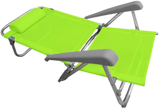 Bakaji Small Chair Beach Aluminium Green