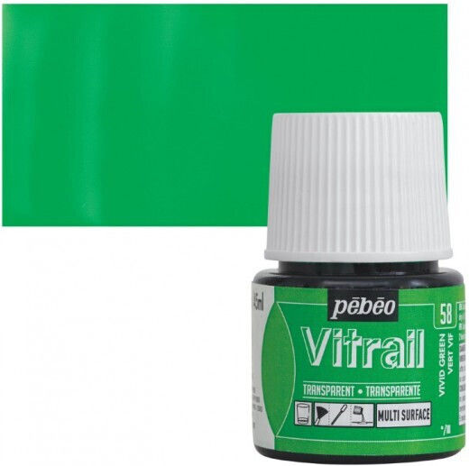 Pebeo Handwerkliche Farbe Grün Für Glas 45ml