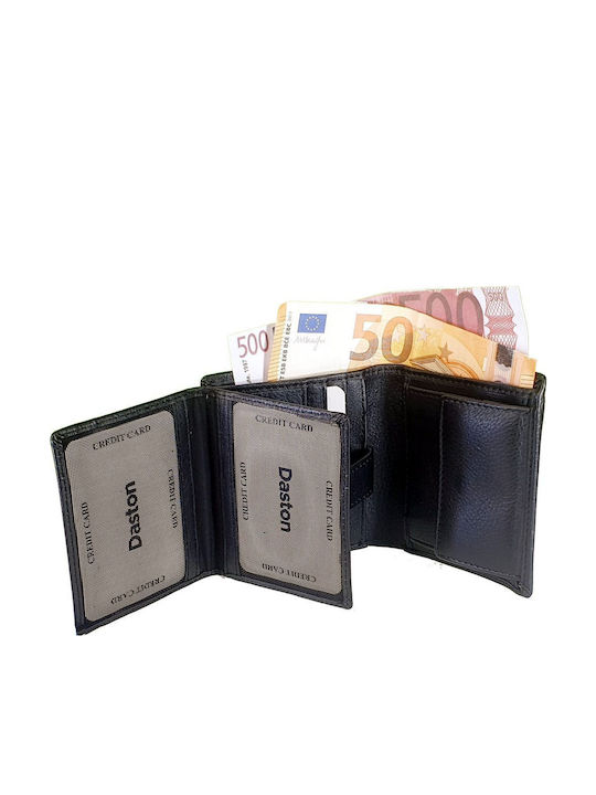 Δερμάτινο Ανδρικό Πορτοφόλι με RFID Μαύρο