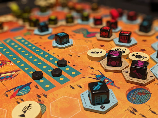 Brettspiel Bebop für 2-4 Spieler 14+ Jahre (EN) Bitewing Games