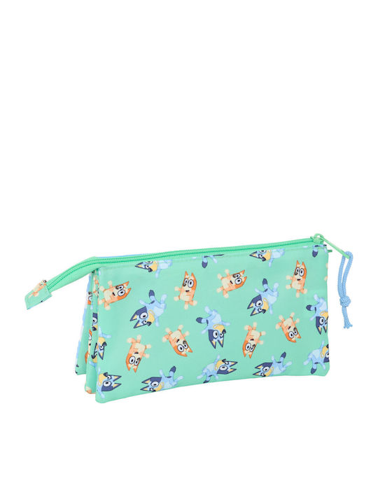 Triple Carry-All Bluey Sisters Green 22 x 12 x 3 Cm
