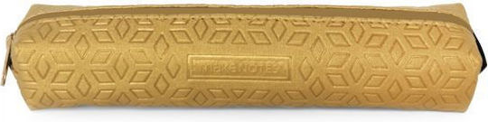 Make Notes Pencil Case Barrel Gold