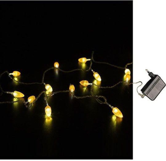 100 Lights LED 10m. White in String 1pcs