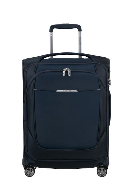 Samsonite RELITE Μεγάλη Βαλίτσα Ταξιδίου Μπλε με 4 Ρόδες