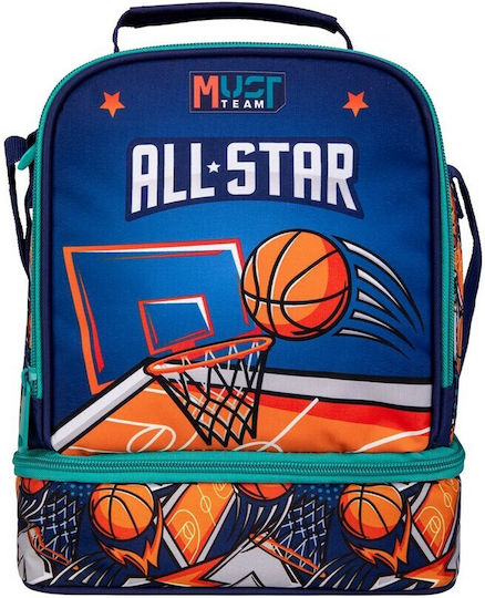 Must Team School Insulated Kids' Lunch Handbag 7 Litre Multicolour 22x16x28cm