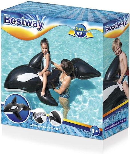 Bestway Φουσκωτό Στρώμα Θαλάσσης Μαύρο 203cm