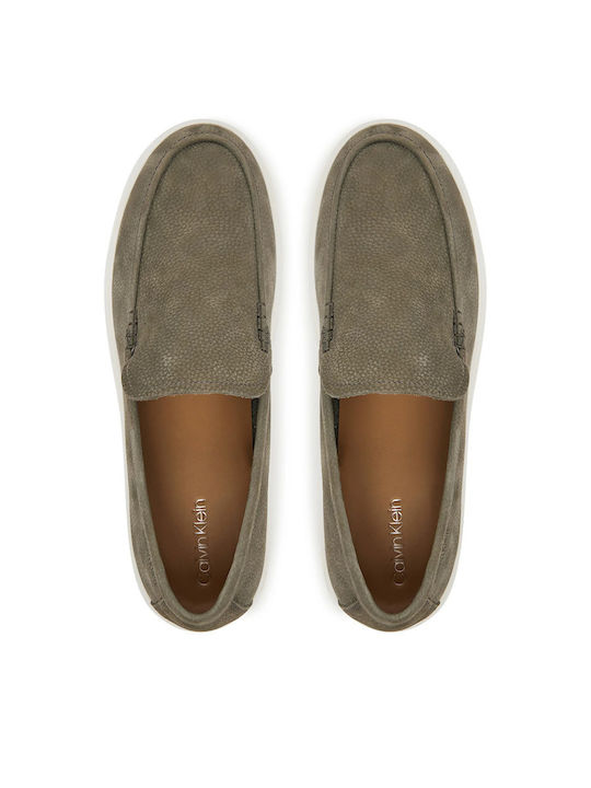 Mocasini barbati in Verde Culori