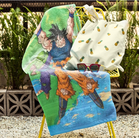 Πετσέτα Θαλάσσης Dragon Ball 70 X 140 Cm