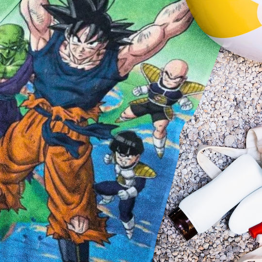 Πετσέτα Θαλάσσης Dragon Ball 70 X 140 Cm