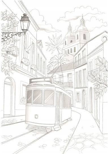 Odelia Drawing Pad A4 20 Sheets 250 Gr Cities Clairefontaine
