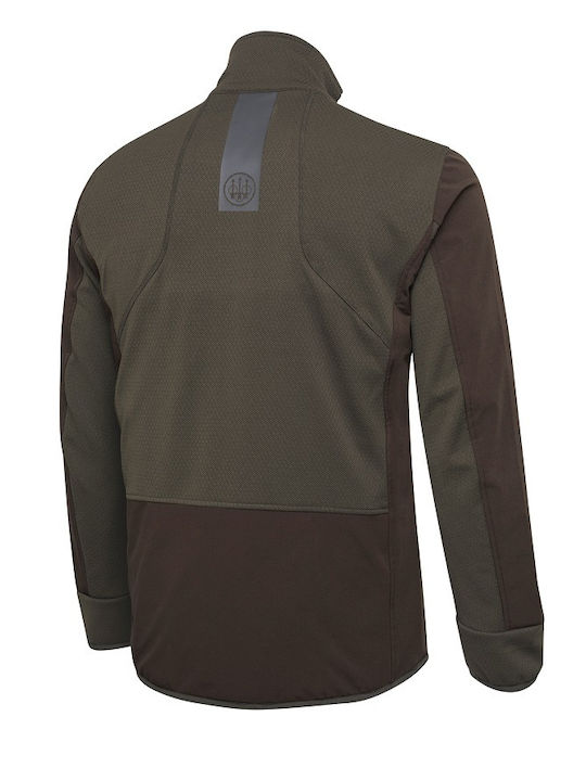 Beretta Rupicapra Fleece Cardigan Brown