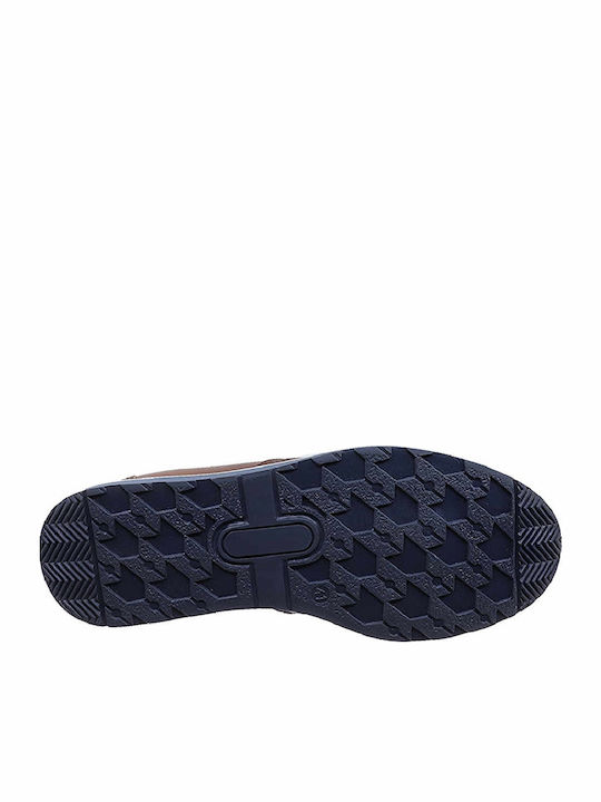 Leder Herren Freizeitschuhe Anatomisch Blau