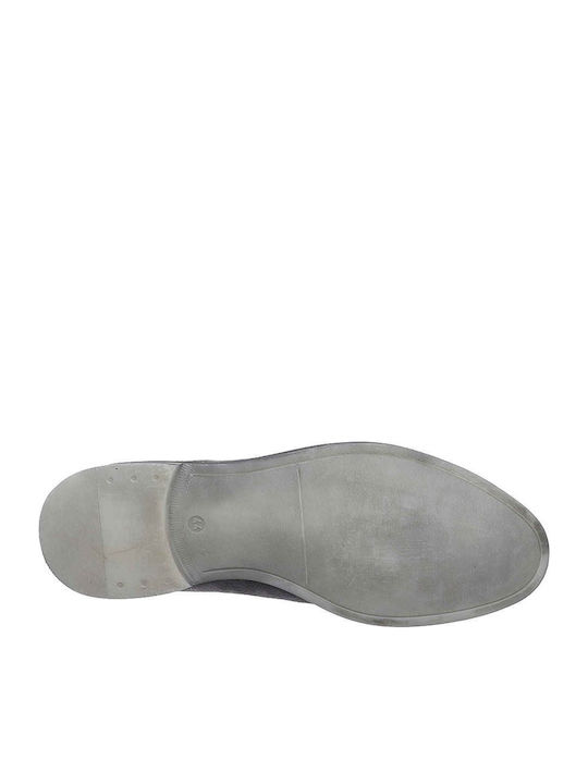 Leather Gray Men's Boots