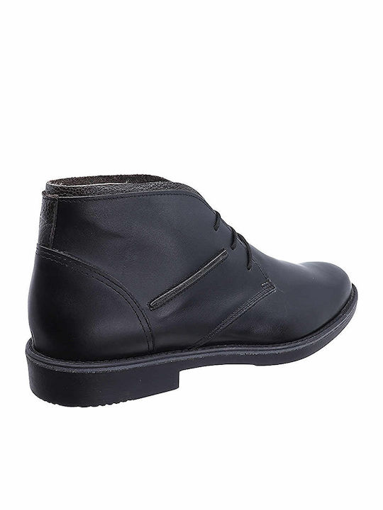 Leder Schwarz Herrenstiefel