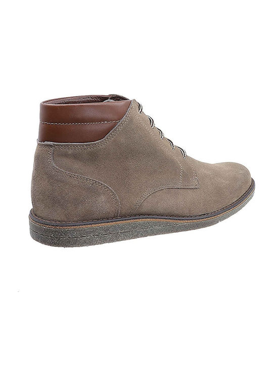 Leather Brown Men's Boots