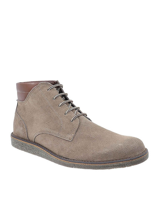 Leather Brown Men's Boots