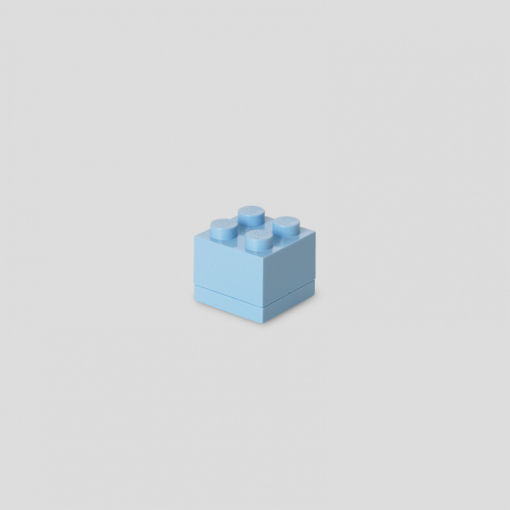 LEGO Mini Recipient pentru copii din plastic Albastru deschis