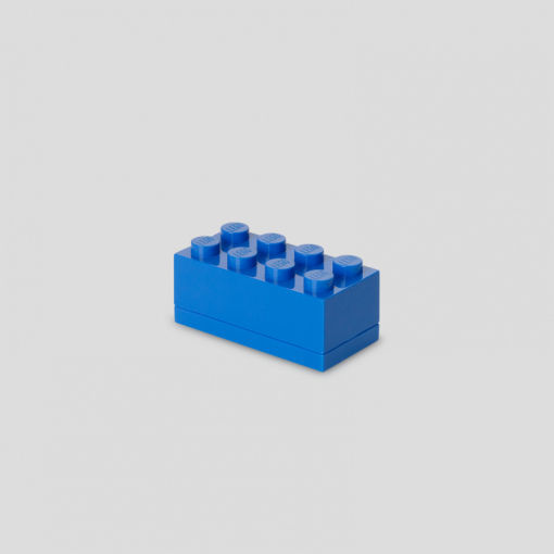 LEGO Lego Mini Box 8 Пластмасово детско контейнерче за храна Син x x 4.3cm