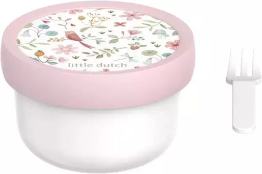 Little Dutch Campus Fairy Wonders Plastic Kids' Food Container Pink