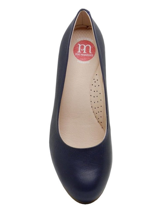 Anatomic Leather Blue Heels