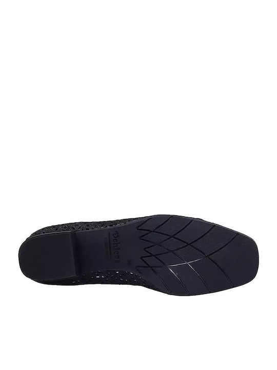 Leder Pumps Schwarz